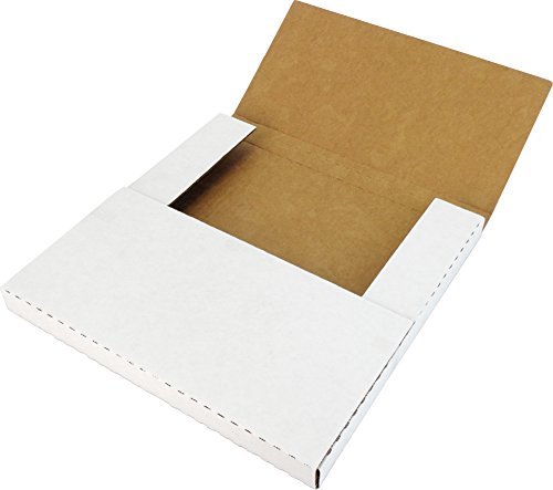 Product Cover (25) 12 Record - White - 1-3 Capacity - Multi-Depth Shipping Mailers by Square Deal Recordings & Supplies
