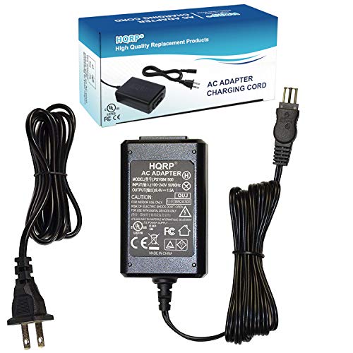 Product Cover HQRP 8.4V AC Adapter Charger works with Sony AC-L10A L10B L10C L10 L15 L100 HandyCam CCD-TRV108 CCD-TRV118 CCD-TRV128 CCD-TRV138 CCD-TR748 CCD-TR748E CCD-TR648 CCDTR648E CCDTRV238 CCDTRV238E Camcorder