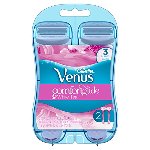 Product Cover Gillette Venus ComfortGlide White Tea Women's Disposable Razor - 2 Razors