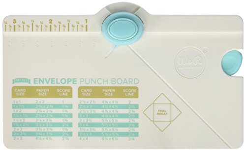 Product Cover We R Memory Keepers 0633356605416 Board Punch Board & Punch-Mini Envelope (2 Piece)
