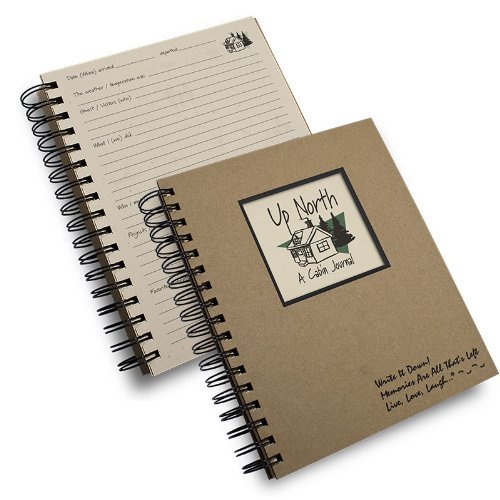 Product Cover Up North, A Cabin Journal - Kraft Hard Cover (prompts on every page, recycled paper, read more...)