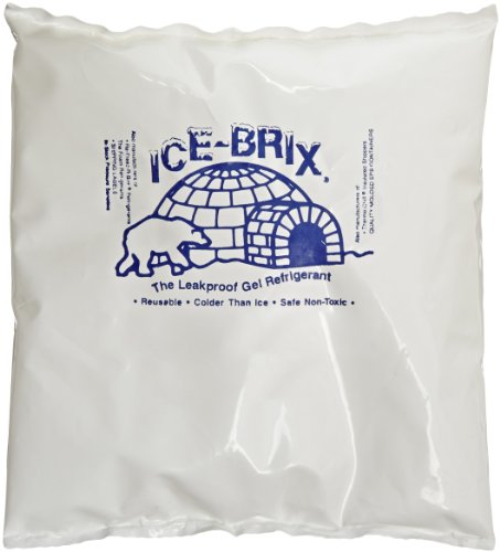 Product Cover Polar Tech Ib 12 Ice Brix Refrigerant Packs, Standard Leakproof, 12Oz Capacity (Case of 24)