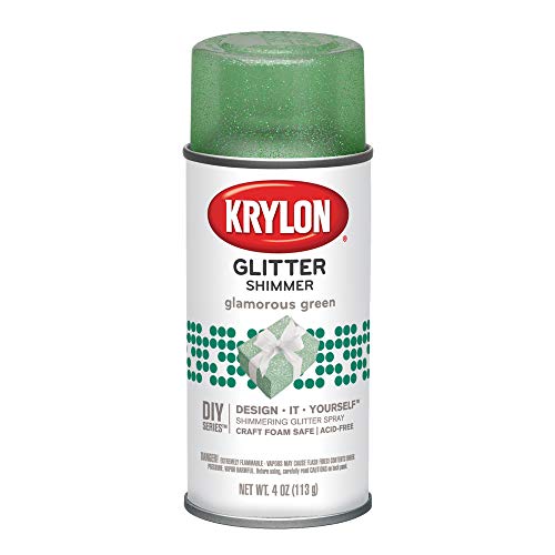 Product Cover Krylon I00404 Glitter Aerosol Spray, Glamorous Green