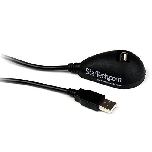 Product Cover StarTech.com 5ft Desktop USB Extension Cable - A Male to A Female - 5 ft USB A to A Extension Cable - 5ft USB 2.0 Extension cord (USBEXTAA5DSK)
