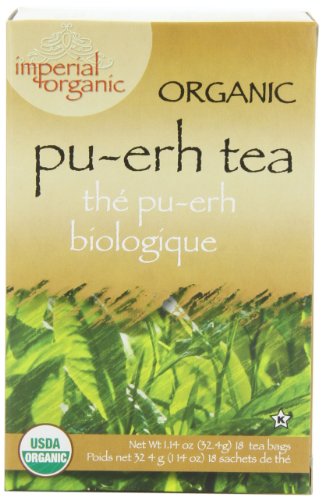 Product Cover Imperial Organic Tea, Pu-Erh, 18 Tea Bags (Pack of 4)