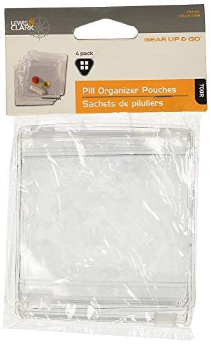 Product Cover Lewis N Clark 700R Pill Organizer Pouches, 4 Pack
