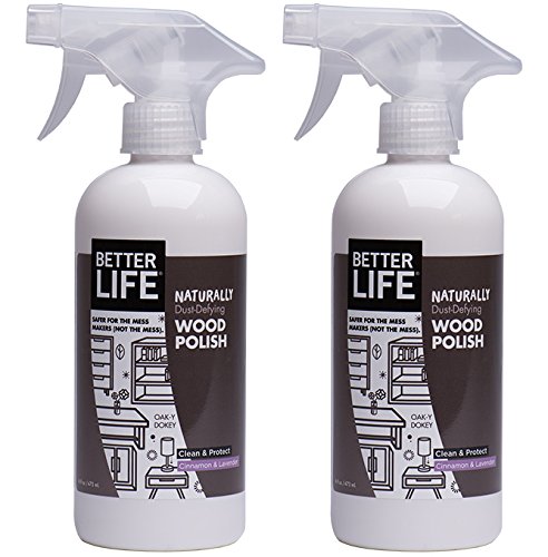 Product Cover Better Life Wood Polish, Cinnamon & Lavender, 16 Ounces (Pack of 2)