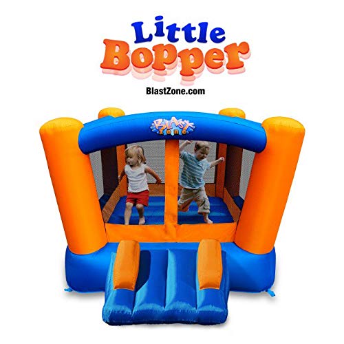 Product Cover Blast Zone Little Bopper - Inflatable Bounce House with Blower - Indoor/Outdoor - Portable - Sets Up in Seconds