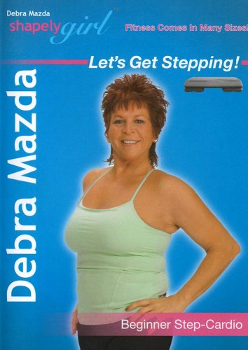 Product Cover Shapely Girl: Let's Get Stepping with Debra Mazda - Beginner Step Cardio Workout