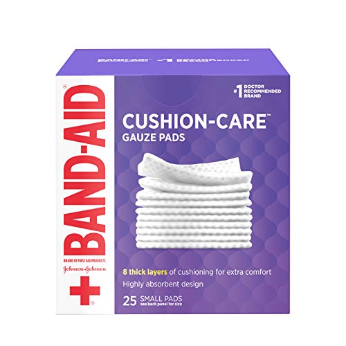 Product Cover Johnson & Johnson First Aid Gauze Steri-Pads Sterile - 2 Inches X 2 Inches - 25 Ea