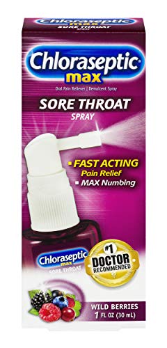 Product Cover Chloraseptic Max Sore Throat Spray | Wild Berries | 1 Fl Oz (Pack of 1)