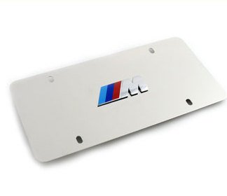 Product Cover BMW License Plate Frame - Marque M Polished