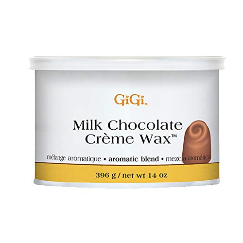 Product Cover GiGi Milk Chocolate Crème Hair Removal Soft Wax with Cocoa Seed Extract for Coarse to Resistant Hair - 14 oz