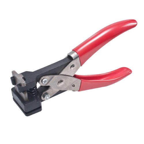 Product Cover McGill Handheld Hanger Hole Punch, Punch Out Dimension: 1 x 5/16 Inches, Metal, Black/Red (MCG16200)