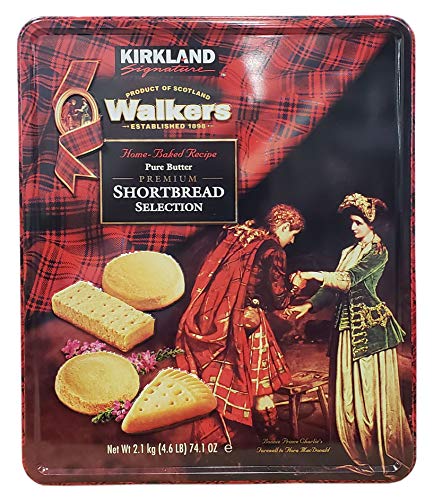 Product Cover Kirkland Signature Walkers Premium Shortbread Selection Gift Tin, 4.6 Pound, Packaging May Vary
