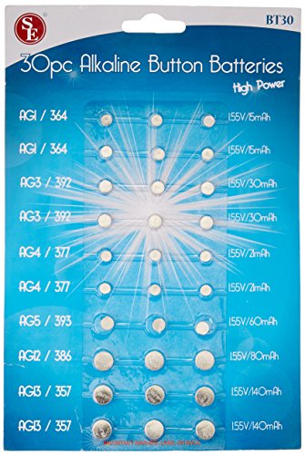 Product Cover SE BT30 Assorted Alkaline Button Batteries (30 PC.)