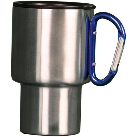 Product Cover Outdoor RX Stainless Steel Carabiner Mug (Blue, 8-Ounce)
