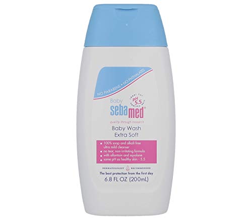 Product Cover Sebamed Baby Wash Extra Soft Dermatologist Recommended Ultra Mild Moisturizer 6.8 Fluid Ounces (200 Milliliters)
