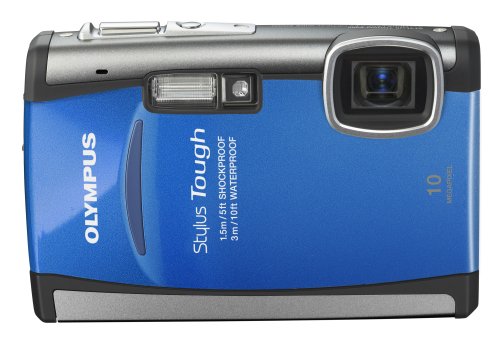 Product Cover Olympus Stylus Tough-6000 10 MP Waterproof Digital Camera with 3.6x Wide Angle Optical Dual Image Stabilized Zoom and 2.7-Inch LCD (Blue) (Discontinued by Manufacturer)