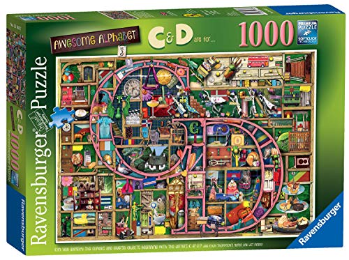 Product Cover Ravensburger Colin Thompson - Awesome Alphabet C & D, 1000pc Jigsaw Puzzle