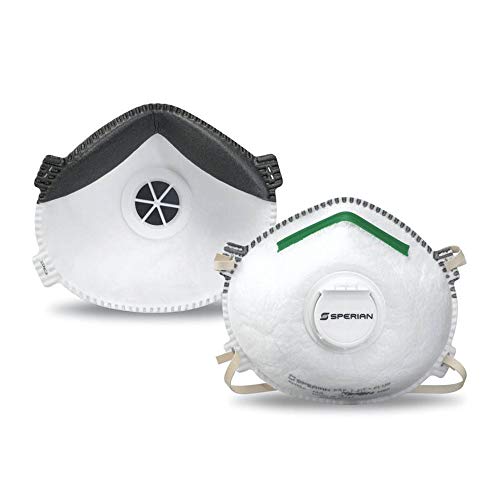 Product Cover Honeywell NIOSH-Approved N95 Respirator Mask with Exhalation Valve for Airborne Particulates (RWS-54006)