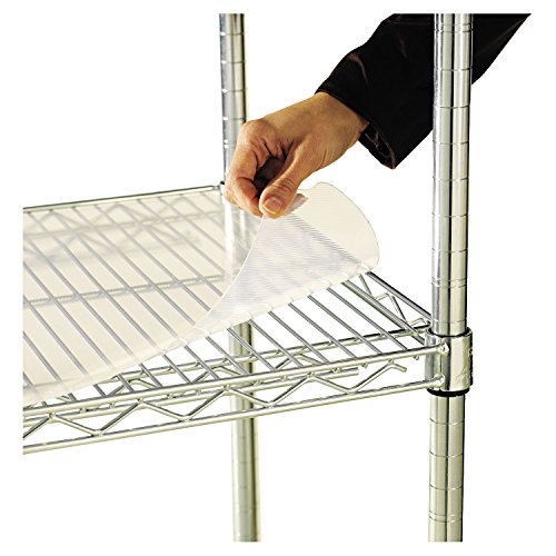 Product Cover Alera ALE Shelf Liners For Wire Shelving, Clear Plastic, 48w x 18d (Pack of 4)
