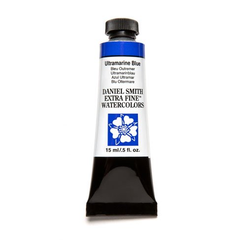 Product Cover DANIEL SMITH Extra Fine Watercolor 15ml Paint Tube, Ultramarine Blue