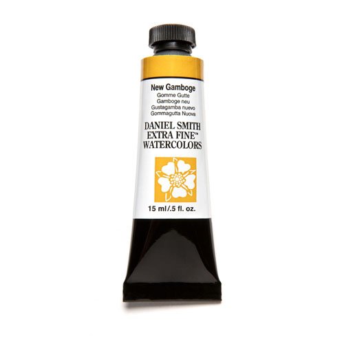 Product Cover DANIEL SMITH Extra Fine Watercolor 15ml Paint Tube, New Gamboge