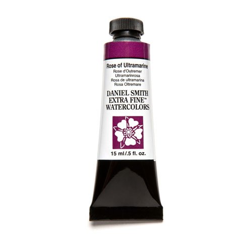 Product Cover DANIEL SMITH Extra Fine Watercolor 15ml Paint Tube, Rose of Ultramarine