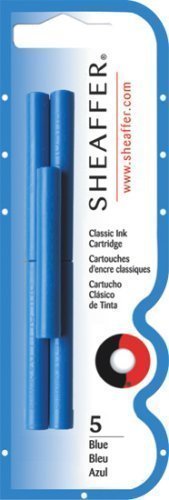 Product Cover Sheaffer Skrip Fountain Pen Ink Cartridges Blue - Pack of Five