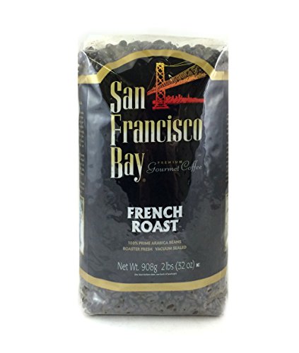 Product Cover San Francisco Bay Coffee Whole Bean, French Roast, 32 Ounce (Pack of 2)