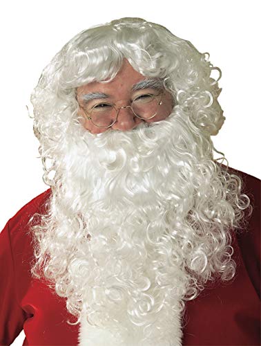 Product Cover Rubie's Value Santa Beard And Wig Set, White, One Size