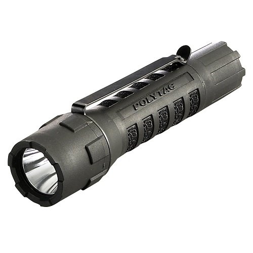 Product Cover Streamlight 88850 PolyTac LED Flashlight with Lithium Batteries, Black - 600 Lumens