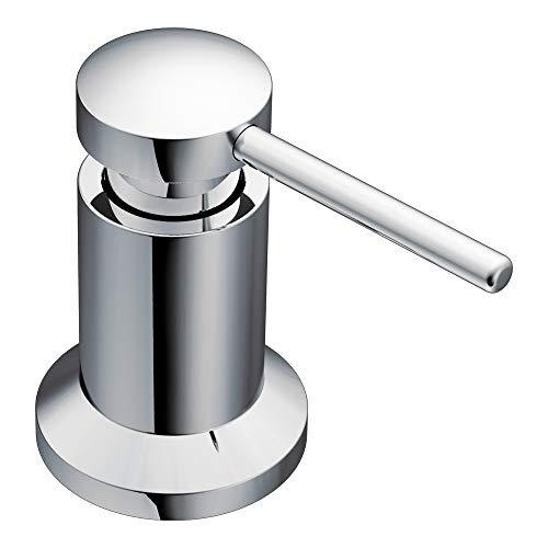 Product Cover Moen 3942 Deck Mounted Kitchen Soap Dispenser with Above the Sink Refillable Bottle, Chrome