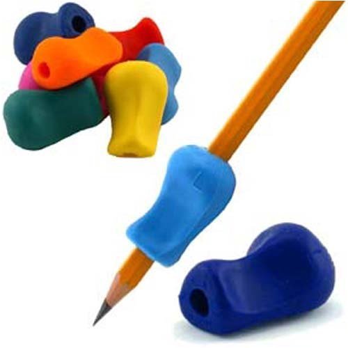 Product Cover The Pencil Grip Original Universal Ergonomic Writing Aid for Righties and Lefties, 6 Count, Assorted Colors (TPG-11106)