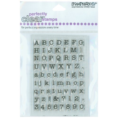 Product Cover STAMPENDOUS SSC219 Small Typewriter Alphabet