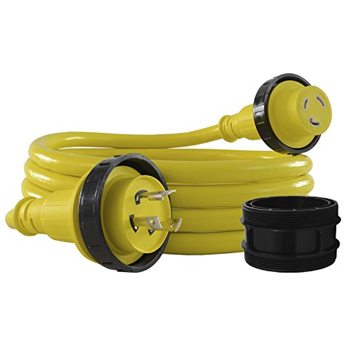 Product Cover Conntek 17105-050RE Marine Shore Power 30 Amp Cordset with Light Indicator (Yellow, 50-Feet)