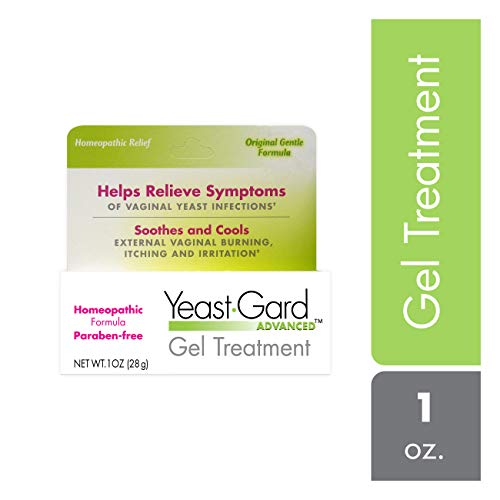 Product Cover YeastGard Advanced Homeopathic Gel Treatment - for External Yeast Infection Symptom Relief