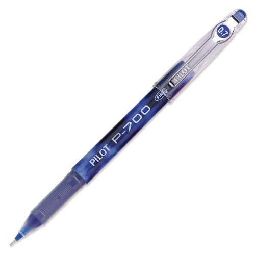 Product Cover Pilot Precise P-700 Gel Ink Rolling Ball Pens, Fine Point, Blue Ink, Dozen Box (38611)