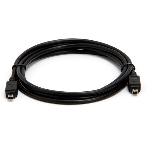Product Cover 6ft FireWire, i.link, IEEE-1394 4Pin to 4Pin Cable, Black