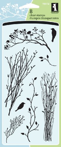 Product Cover Inkadinkado Bird and Branch Clear Stamp Set, 8pc