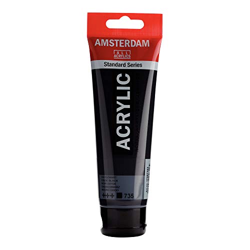 Product Cover Royal Talens Amsterdam Standard Series Acrylic Color, 120ml Tube, Oxide Black (17097352)