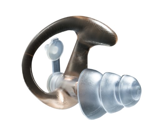 Product Cover SureFire EP4 Sonic Defenders Plus filtered Earplugs, triple flanged design, reusable, Clear, Medium