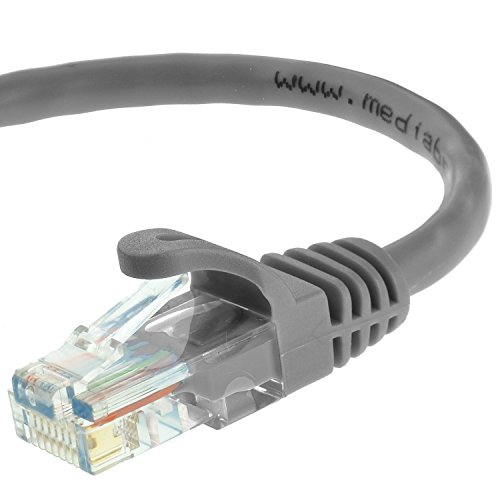 Product Cover Mediabridge Ethernet Cable (10 Feet) - Supports Cat6 / Cat5e / Cat5 Standards, 550MHz, 10Gbps - RJ45 Computer Networking Cord (Part# 31-199-10B)