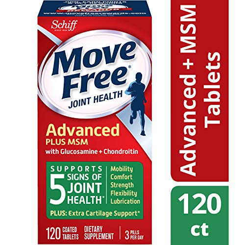 Product Cover Move Free Joint Health Supplement Tablets, (120 count in a bottle), Supports Mobility, Flexibility, Strength, Lubrication and Comfort