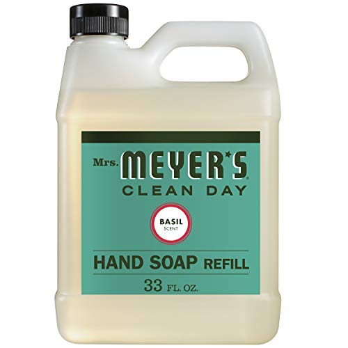 Product Cover Mrs. Meyer's Liquid Hand Soap Refill, Basil, 33 fl oz (Pack of 1)