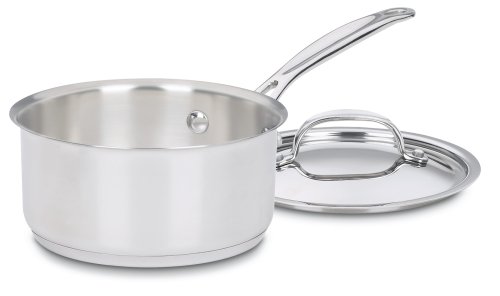 Product Cover Cuisinart 719-14 Chef's Classic Stainless 1-Quart Saucepan with Cover