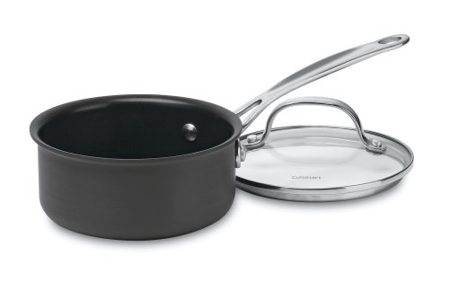 Product Cover Cuisinart 619-14 Chef's Classic Nonstick Hard-Anodized 1-Quart Saucepan with Cover