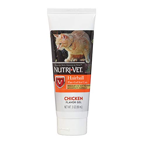 Product Cover Nutri-Vet Feline Natural Oil Hairball Paw-Gel Chicken Flavor 3oz - Pack of 1