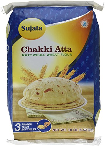 Product Cover Sujata Chakki Atta, Whole Wheat Flour, 10-Pound Bag